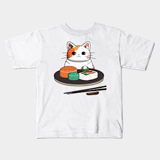 Sushi Cat Kids T-Shirt